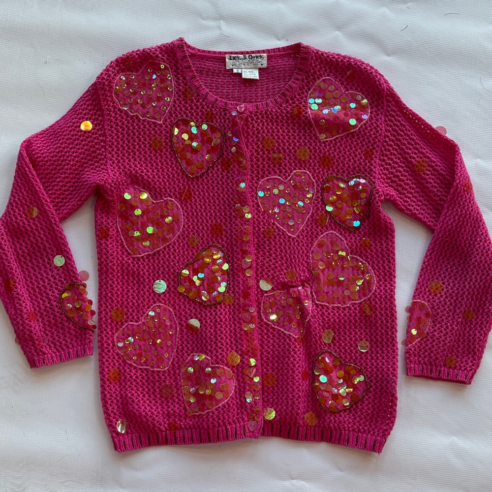 Jack B. Quick Valentine Sweater Size Small